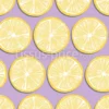 Tissu Rondelles de citron personnalisé