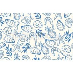 Tissu Vacances en Méditerranée personnalisé
