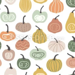 Tissu variétés de courges personnalisé