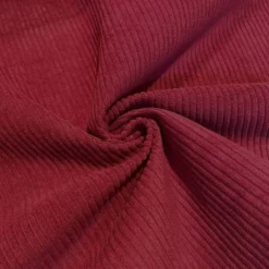 Tissu velours côtelé lie de vin