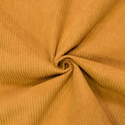 Tissu velours côtelé ocre