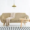 Tissu velours frappé Astral mastic