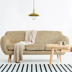 Tissu velours frappé Astral mastic