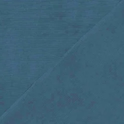 Tissu velours milleraies bleu pétrole