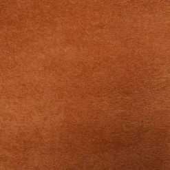 Tissu velours ras texturé orange brûlée