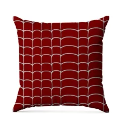 Toile d'araignée - Fond rouge