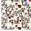 Toile de jouy paysannes - Fond crème