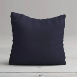 Toile extérieure Téflon grande largeur unie bleu marine