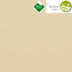 Toile extérieure Téflon grande largeur crème