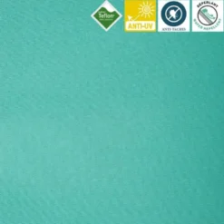 Toile extérieure Téflon grande largeur Bleu turquoise
