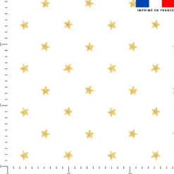 Étoiles effets pailletés - Fond blanc
