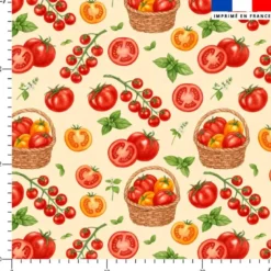 Tomates du jardin - Fond beige