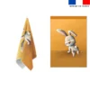 Torchon imprimé bébé lapin - Création Stillistic