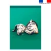 Torchon imprimé bébé zèbre - Création Stillistic
