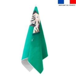 Torchon imprimé bébé zèbre - Création Stillistic