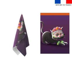 Torchon imprimé Dia de los muertos - Création Stillistic
