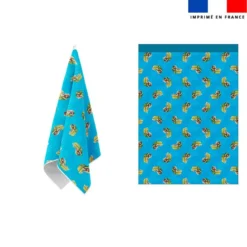 Torchon imprimé mini bébé loutre - Création Stillistic