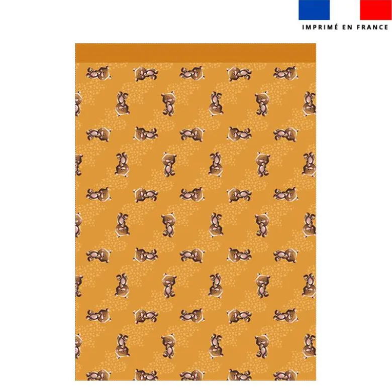 Torchon imprimé mini bébé ours - Création Stillistic
