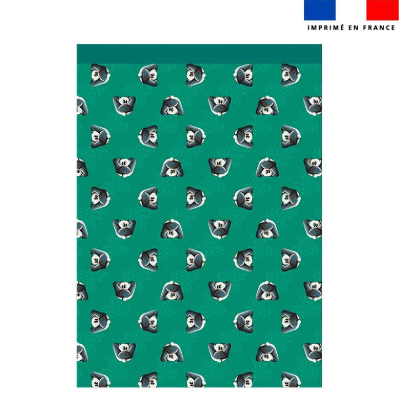 Torchon imprimé mini bébé panda - Création Stillistic