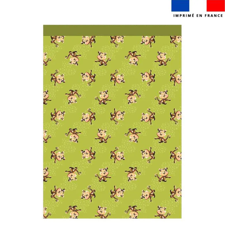 Torchon imprimé mini bébé singe - Création Stillistic