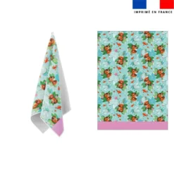 Torchon imprimé mini capybara - Création Stillistic