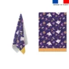 Torchon imprimé mini chouette magicienne - Création Stillistic
