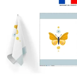Torchon imprimé papillon