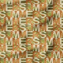 Tropical summer - Fond orange - Création Lucie OBATON