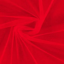 Tulle couleur rouge pour robe de mariée grande largeur