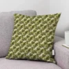 Velours beige imprimé monstera