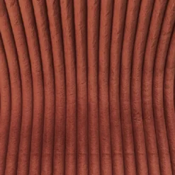 Velours larges côtes terracotta