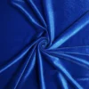 Velours stretch brillant bleu roi