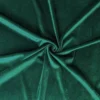 Velours stretch brillant vert foncé