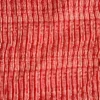 Voile de coton indien rayures lurex motif traits rouges et oranges