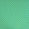 Voile de coton petits losanges ethniques turquoise et jaune