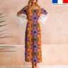 Wax abstrait harmonieux rose et orange - Fond orange