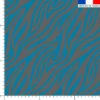 Zébrure gris - Fond bleu