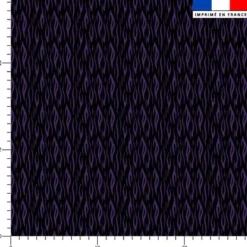 Zébrures violettes - Fond noir
